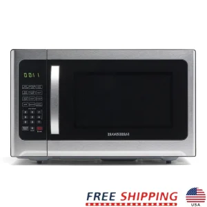 Smart Sensor Microwave Oven LED Display 1100W Countertop Child Lock Cooking Timer One Touch Options Compact Kitchen Appliance