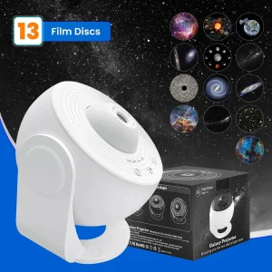13-in-1 Planetarium Galaxy Projector for Bedroom, Aurora Projector, Night Light Projector for Kids Adults